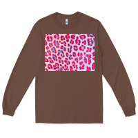 Chestnut leopard background pink shimmer 3200x2400 Long Sleeve Tee - AdoDesignShop