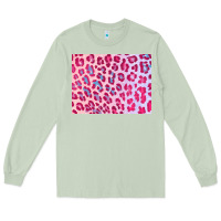 Matcha leopard background pink shimmer 3200x2400 Long Sleeve Tee - AdoDesignShop