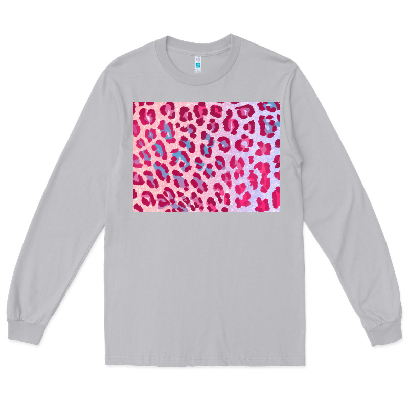 Leopard Background Pink Shimmer 3200x2400 Long Sleeve Tee by AdoDesignShop | Teevron