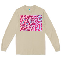 Mushroom leopard background pink shimmer 3200x2400 Long Sleeve Tee - AdoDesignShop