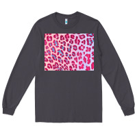 Smoke leopard background pink shimmer 3200x2400 Long Sleeve Tee - AdoDesignShop