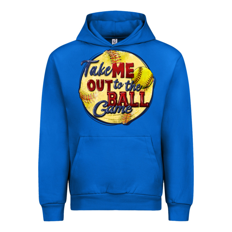 Take Me Out To The Ball Game Softball Urban Hoodie by CowGirlArtShop | Teevron