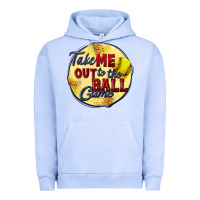 Pigment Grape Ice take me out to the ball game softball Urban Hoodie - CowGirlArtShop