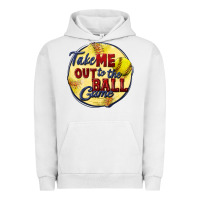 Pigment Lunar Rock take me out to the ball game softball Urban Hoodie - CowGirlArtShop