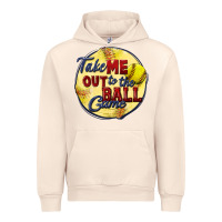 Sandshell take me out to the ball game softball Urban Hoodie - CowGirlArtShop