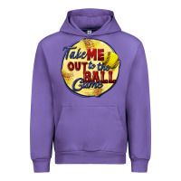Tulip take me out to the ball game softball Urban Hoodie - CowGirlArtShop