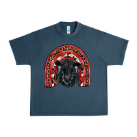 Midnight Navy valentines black angus  rainbow Urban Heavy Tee - JahusDesignShop