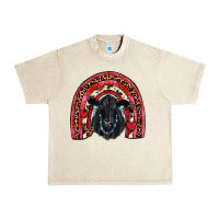 Valentines Black Angus  Rainbow Urban Heavy Tee | Teevron