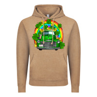 Vintage Coffee st patricks shamrock gold rainbow truck Vintage Hoodie - FaDigitalArtStudio