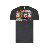 Vintage Black daisy gıgı Vintage Tee - AdoDesignShop