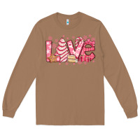 Toasted Coconut love pink christmas tree cake Long Sleeve Tee - Jasminsmagicworld