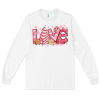 White love pink christmas tree cake Long Sleeve Tee - Jasminsmagicworld