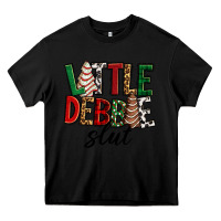 Black Little debbie slut Christmas Heavy Core Tee - RanaPortraitStore