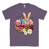 Lavender easter bunny and basket Classic Tee - AdoDesignShop