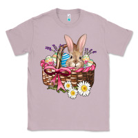 Lilac easter bunny and basket Classic Tee - AdoDesignShop