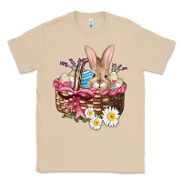 Mushroom easter bunny and basket Classic Tee - AdoDesignShop