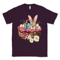 Plum easter bunny and basket Classic Tee - AdoDesignShop