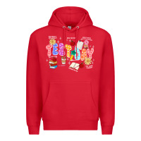Red test day Premium Hoodie - JahusDesignShop