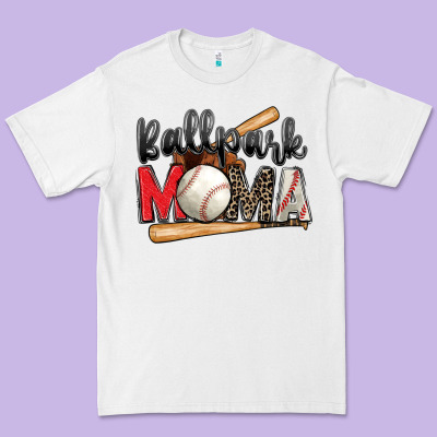 Ballpark Mama Baseball Premium Tee Designed By Zillion Design Studio