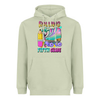 Matcha rolling into fifth grade Heavyweight Hoodie - BundleAndBundleShop