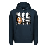 Navy Baseball Mama Premium Hoodie - Bettercallsaul