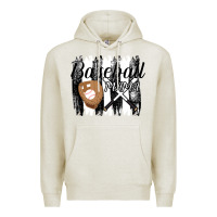 Oatmeal Heather Baseball Mama Premium Hoodie - Bettercallsaul
