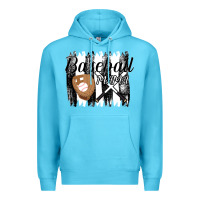 Ocean Blue Baseball Mama Premium Hoodie - Bettercallsaul