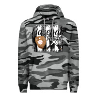 Slate Camo Baseball Mama Premium Hoodie - Bettercallsaul