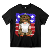 Black military gnomes boots american flag Heavy Core Tee - Artiststas