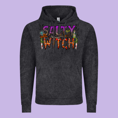 Salty Witch Vintage Hoodie Designed By Racoondesign
