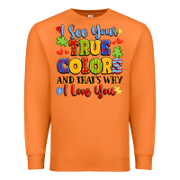 Carrot colorful love message Premium Sweatshirt - LillyAllenDesigns