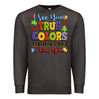 Smoke colorful love message Premium Sweatshirt - LillyAllenDesigns