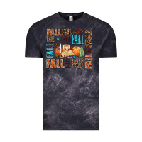 Cloud Black fall fall  amd pumpkins Vintage Tee - AdoDesignShop