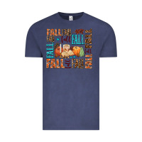 Vintage Denim fall fall  amd pumpkins Vintage Tee - AdoDesignShop
