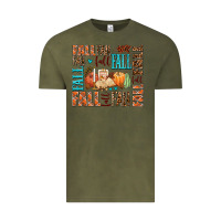 Vintage Olive fall fall  amd pumpkins Vintage Tee - AdoDesignShop