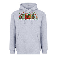 Heather Grey Noel Heavyweight Hoodie - BundleAndBundleShop