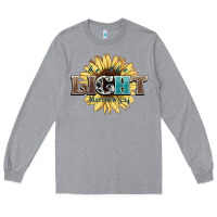 Heather Grey be the light matthew Long Sleeve Tee - NancyCooperArtShop
