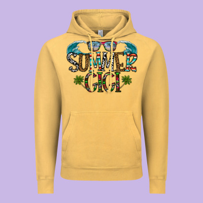 Summer Gigi Vintage Hoodie Designed By Cowhidedigitalart
