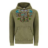 Vintage Olive summer gigi Vintage Hoodie - CowhideDigitalArt