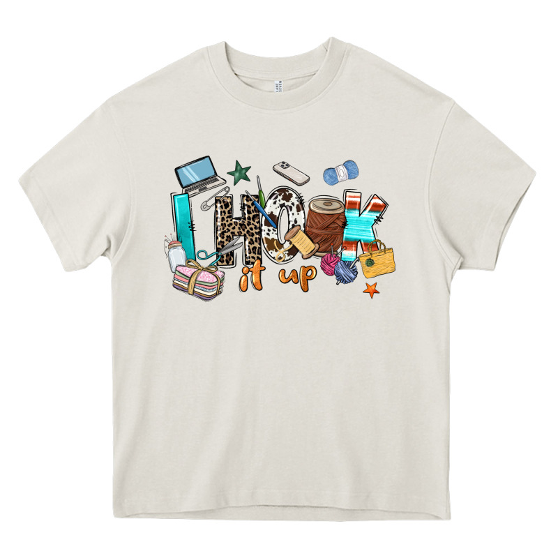 I Hook It Up Sewing Heavy Core Tee by Zillion Design Studio | Teevron