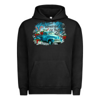 Pigment Black its the wonderful time of the year truck Urban Hoodie - CowGirlArtShop
