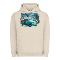 Pigment French Oak its the wonderful time of the year truck Urban Hoodie - CowGirlArtShop
