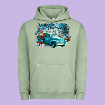 Its The Wonderful Time Of The Year Truck Urban Hoodie Designed By Cowgirlartshop