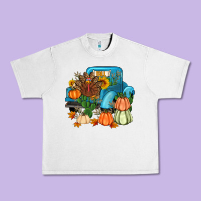Thanksgiving Turkey Truck Urban Heavy Tee Designed By Artiststas
