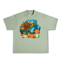 Oil Green Thanksgiving turkey truck Urban Heavy Tee - Artiststas