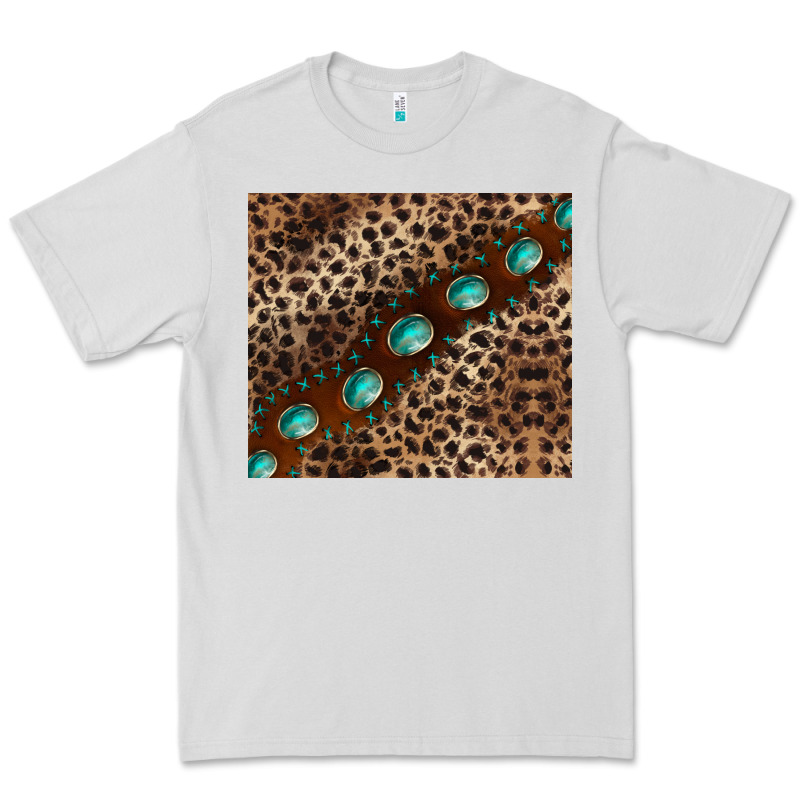 Leopard Gemstone Leather Premium Tee by BarkalooDesign | Teevron