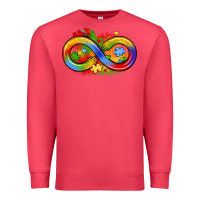 Cardinal infinity symbol autism Premium Sweatshirt - LillyAllenDesigns