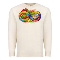 Sandshell infinity symbol autism Premium Sweatshirt - LillyAllenDesigns