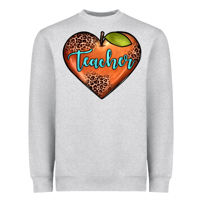 Teacher Heart Heavyweight Sweatshirt by JahusDesignShop | Teevron