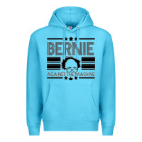 Ocean Blue Bernie Against The Machine Premium Hoodie - Bettercallsaul